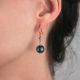 Boucles d'oreilles agate mousse verte - Nuances au choix