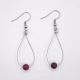 Boucles d'oreilles gouttes - Agate rose - Nuances et taille au choix