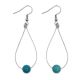 Boucles d'oreilles gouttes - Agate bleue - Nuances et taille au choix