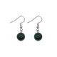 Boucles d'oreilles agate mousse verte - Nuances au choix